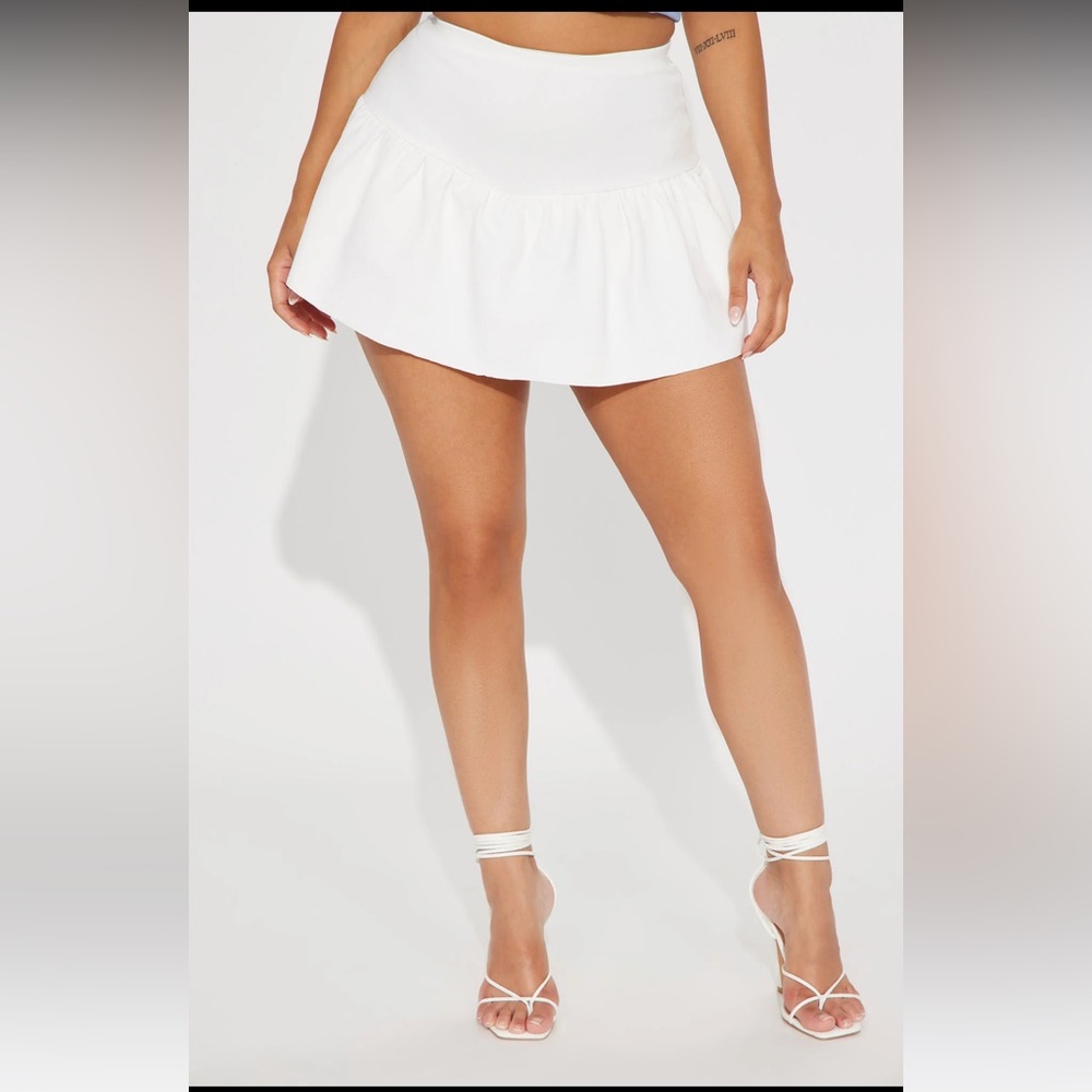 Drop Waist Tennis Skirt